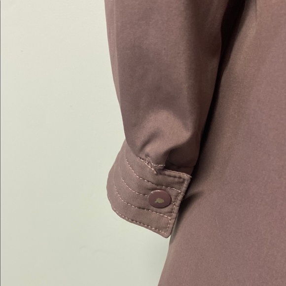 Vintage Mauve/Grey Elegant Women's Trench Coat - Picture 11 of 16